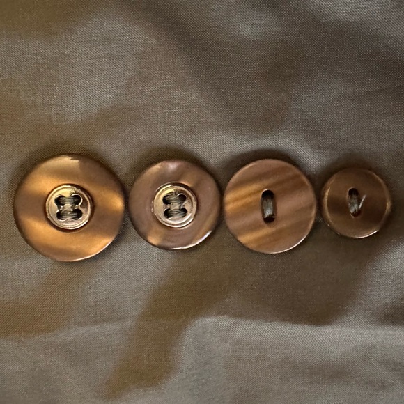 Vintage Green Trench Coat - Picture 7 of 10